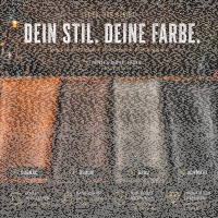 Echtleder Freischwinger mit Armlehne – TwoLine