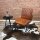 Chaise rembourrée en cuir sans accoudoirs – Diamant