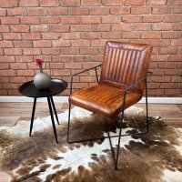 Vintage Leder Designerstuhl mit Armlehne – Cadillac