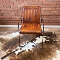 Vintage Leder Designerstuhl mit Armlehne – Cadillac
