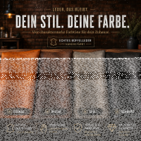 Vintage leren designstoel met armleuningen – Cadillac