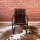 Genuine Leather Dining Chair with Armrests – Chesterfield