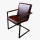 Echtleder Loungestuhl mit Arm – Glatt